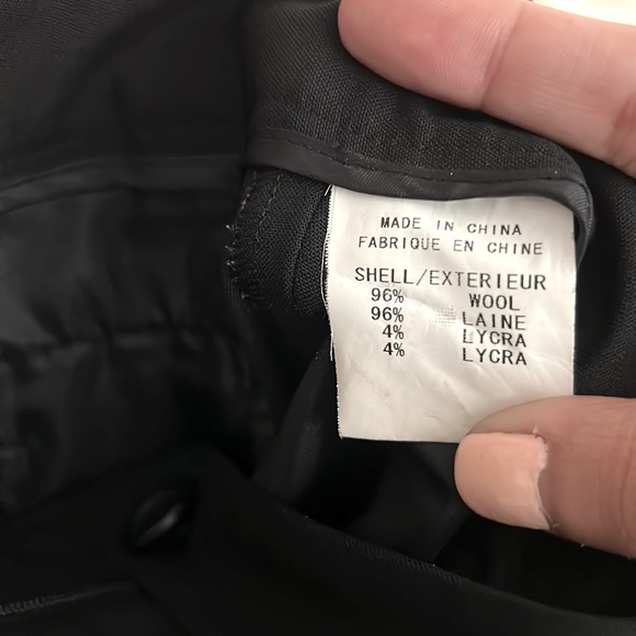 Theory Black Donna Tailor Wool Pencil Mini Skirt - Picture 10 of 11